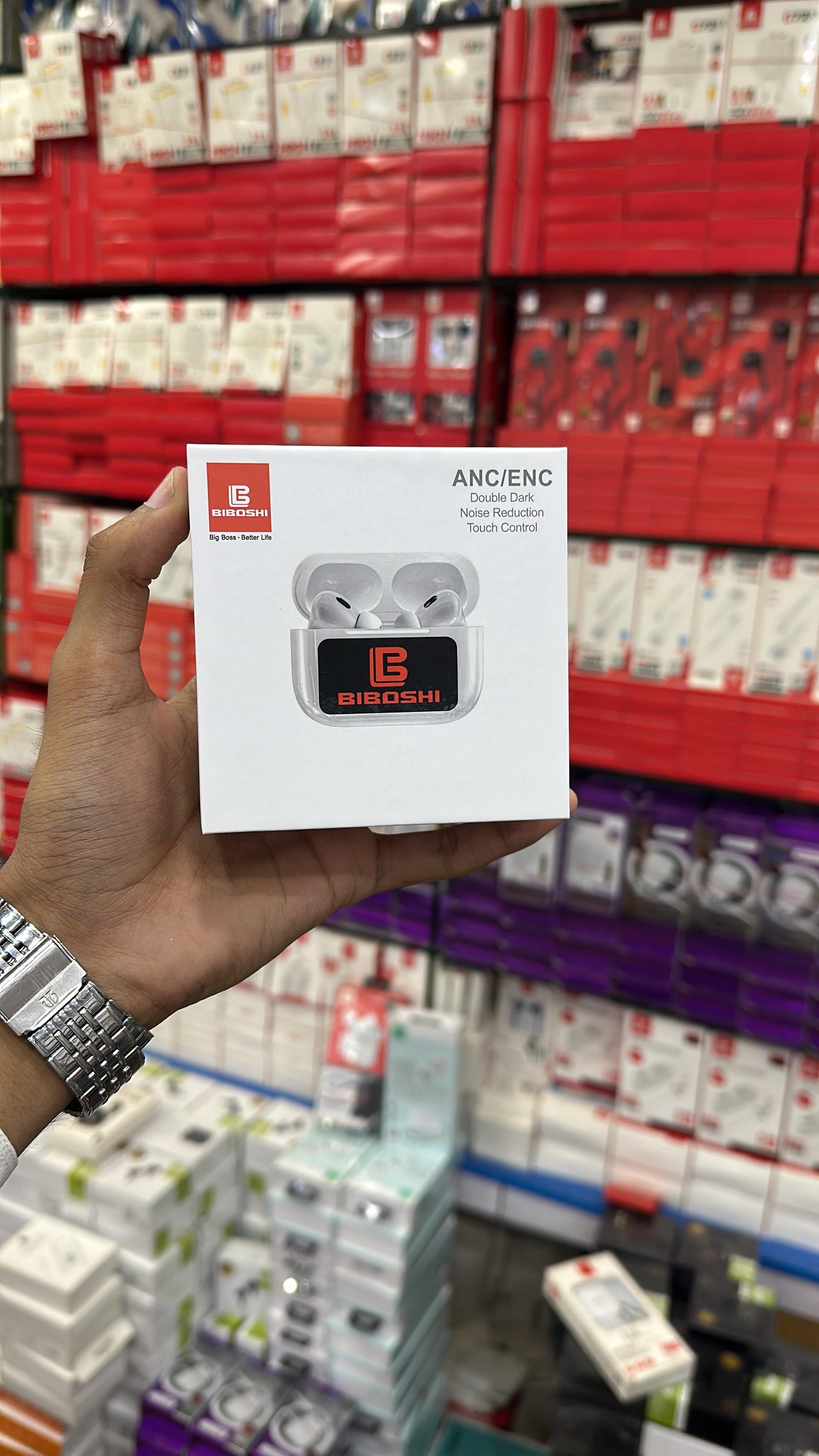 New Arrival BIBOSHI 
A9 pro ANC ENC BUZZEr
Full Version Original quality in Brand